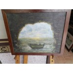 Средна картина масло на платно Испания - 3663